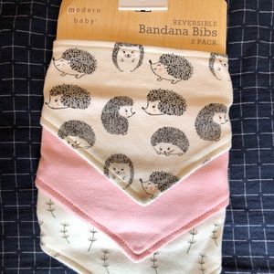 Set of 3 bandana bibs